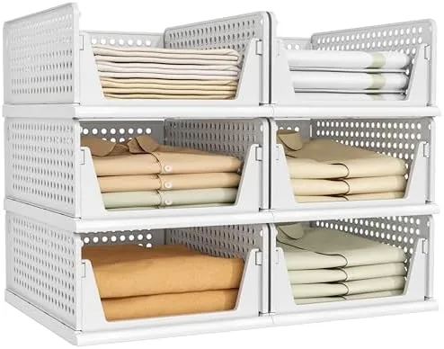 Fold T-Shirts Into a Stackable Bin So Nothing Wrestles Its Way Back Out