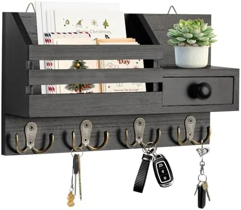 Give Keys and Mail a Wall-Mounted Catch-All So the Counter Stays Clear