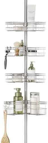Adjust a Tension Shelf's Height as What's Stored on It Changes