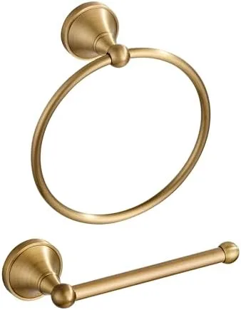 Pick a Brass Ring and Bar Set Over Another Plain Bracket