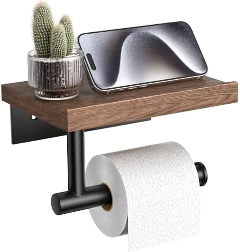 Pick a Holder With a Built-In Shelf Instead of Mounting Two Fixtures