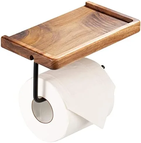 Set a Wood Tray Over the Roll Instead of Mounting a Bare Bar