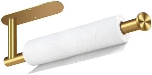 Hide the Paper Towel Roll Under the Cabinet Instead of Standing on the Counter