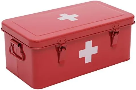 Give First Aid Basics Their Own Labeled Bin Instead of a Loose Pile