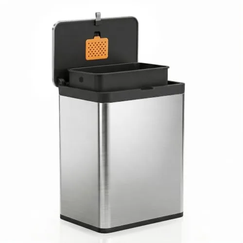 Tuck a Slim Trash Can Into the Cabinet Instead of Leaving It on the Floor