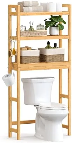 Hang Towels Vertically Instead of Stacking a Shrinking Shelf