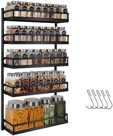Mount a Rack to the One Wall a Small Pantry Never Uses