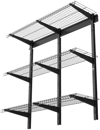 Hang a Rack on the One Wall With Nothing on It When There's No Cabinet to Spare