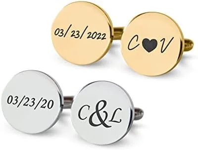 Wedding Date Cufflinks