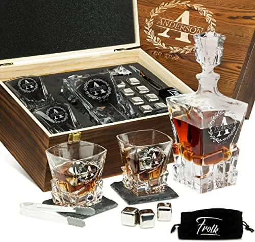 Personalized Whiskey Decanter Set