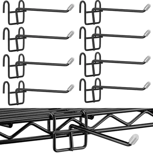 Turn a Plain Wire Shelf Into One With Real Hanging Spots